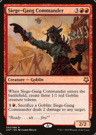 Siege-Gang Commander [Game Night] | The Time Vault CA