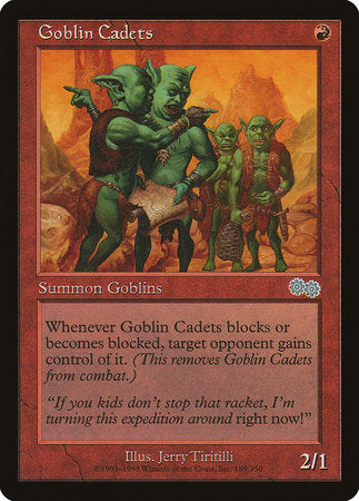 Goblin Cadets [Urza's Saga] | The Time Vault CA