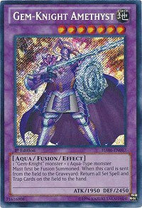 Gem-Knight Amethyst [HA06-EN047] Secret Rare | The Time Vault CA