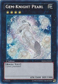 Gem-Knight Pearl [HA06-EN050] Secret Rare | The Time Vault CA