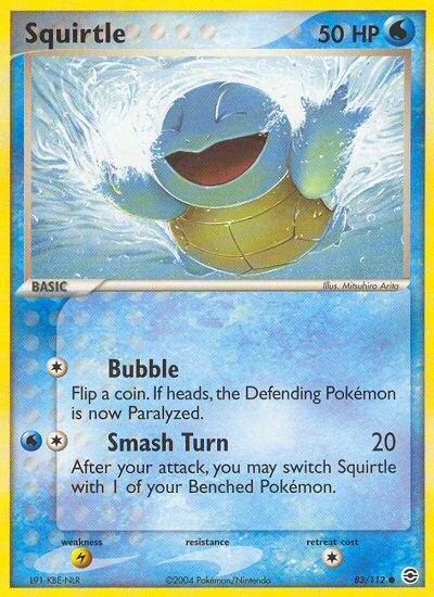 Squirtle (83/112) [EX: FireRed & LeafGreen] | The Time Vault CA