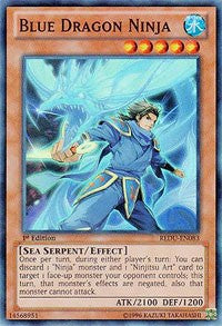 Blue Dragon Ninja [REDU-EN083] Super Rare | The Time Vault CA