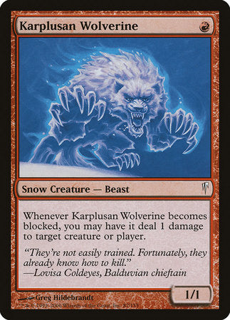 Karplusan Wolverine [Coldsnap] | The Time Vault CA