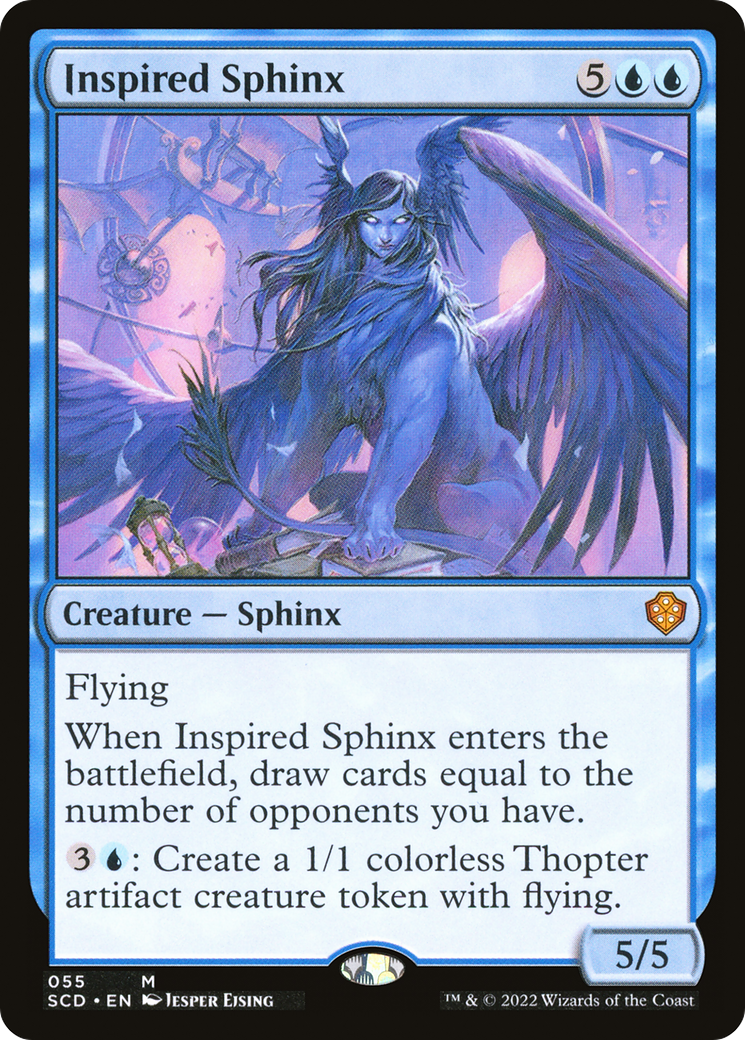 Inspired Sphinx [Starter Commander Decks] | The Time Vault CA