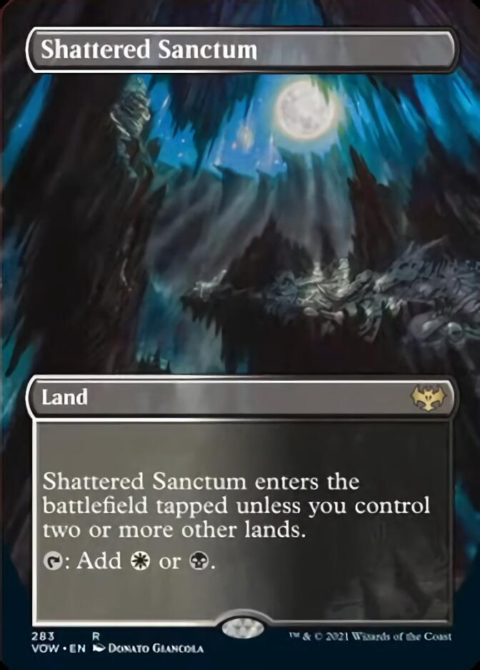 Shattered Sanctum (Borderless) [Innistrad: Crimson Vow] | The Time Vault CA