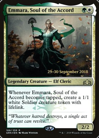 Emmara, Soul of the Accord [Guilds of Ravnica Promos] | The Time Vault CA