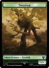 Treefolk // Food Token [The Lord of the Rings: Tales of Middle-Earth Commander Tokens] | The Time Vault CA
