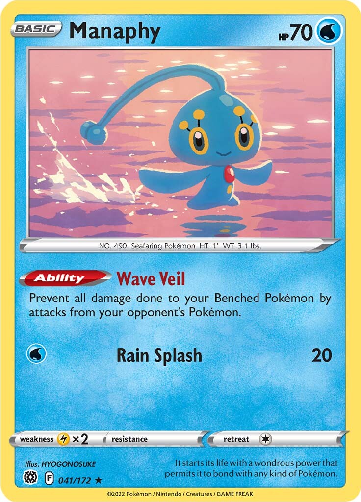 Manaphy (041/172) [Sword & Shield: Brilliant Stars] | The Time Vault CA