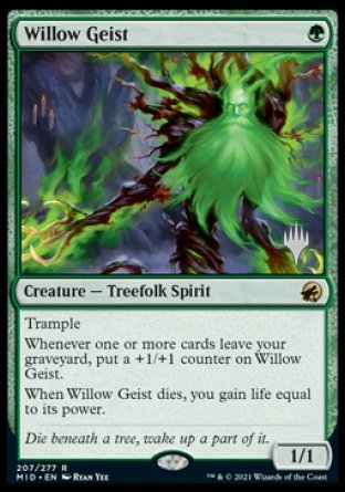 Willow Geist (Promo Pack) [Innistrad: Midnight Hunt Promos] | The Time Vault CA