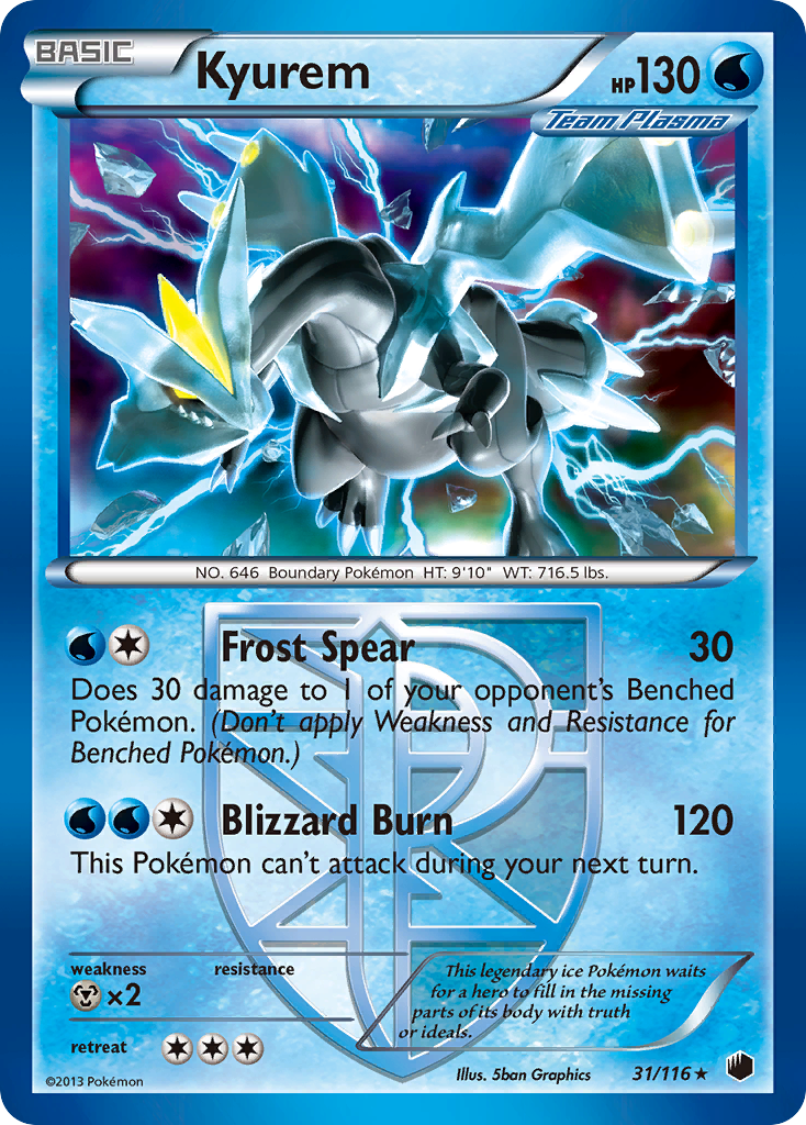 Kyurem (31/116) [Black & White: Plasma Freeze] | The Time Vault CA