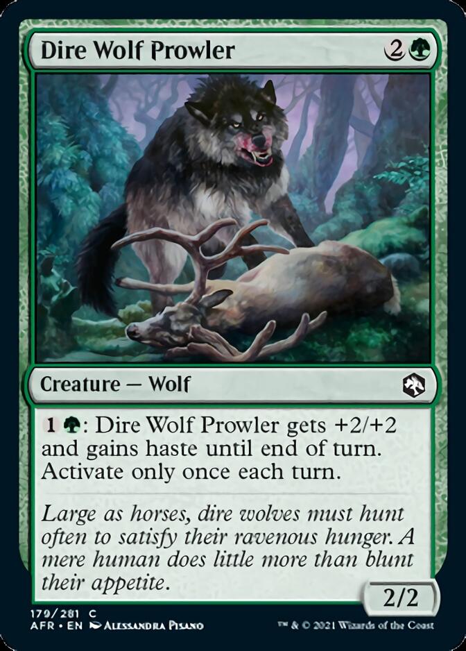 Dire Wolf Prowler [Dungeons & Dragons: Adventures in the Forgotten Realms] | The Time Vault CA