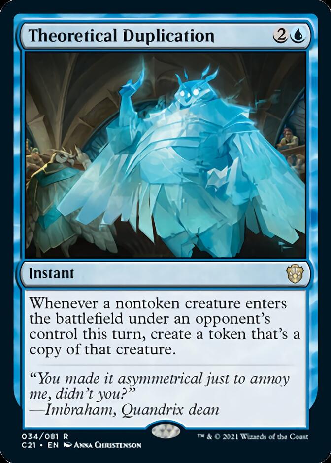 Theoretical Duplication [Commander 2021] | The Time Vault CA