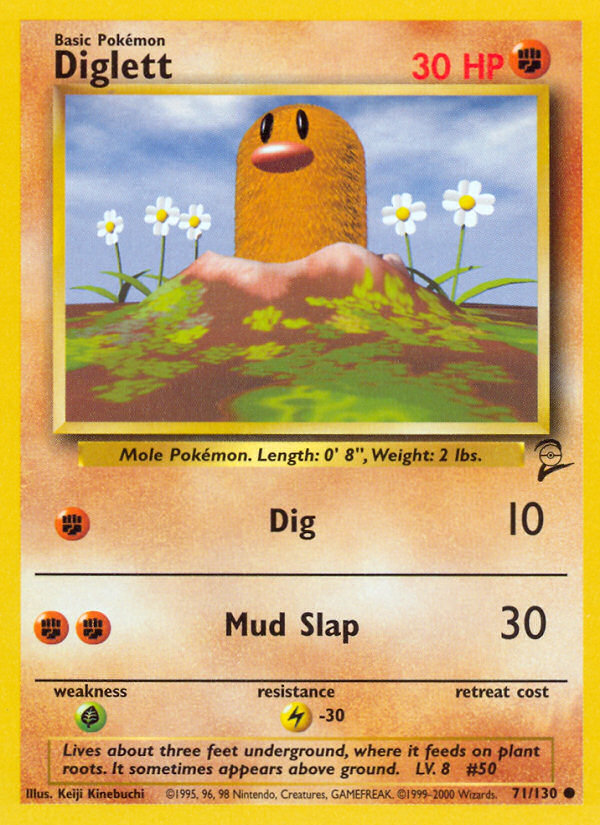 Diglett (71/130) [Base Set 2] | The Time Vault CA