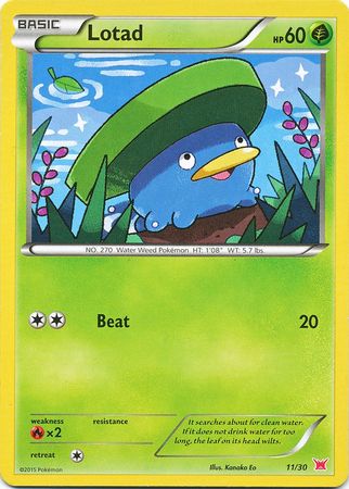 Lotad (11/30) [XY: Trainer Kit 2 - Latias] | The Time Vault CA