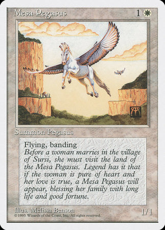 Mesa Pegasus [Fourth Edition] | The Time Vault CA