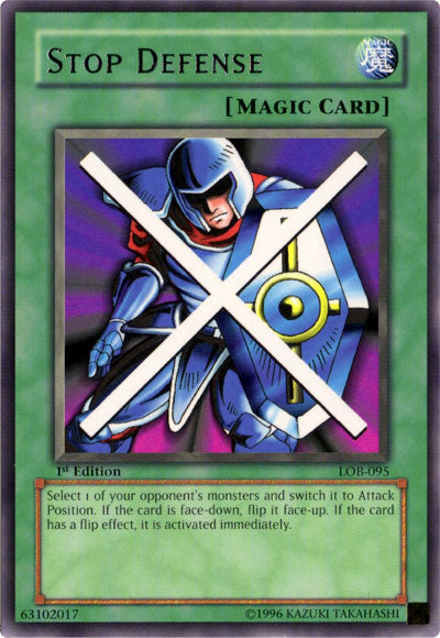 Stop Defense [LOB-095] Rare | The Time Vault CA