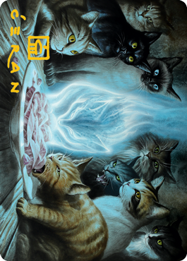 Can't Stay Away Art Card (Gold-Stamped Signature) [Innistrad: Midnight Hunt Art Series] | The Time Vault CA