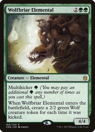 Wolfbriar Elemental [Commander Anthology] | The Time Vault CA