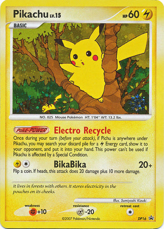 Pikachu (DP16) [Countdown Calendar Promos] | The Time Vault CA