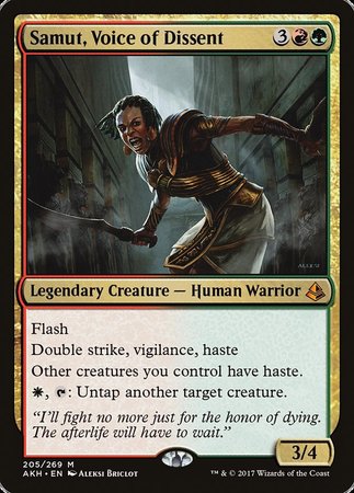 Samut, Voice of Dissent [Amonkhet] | The Time Vault CA