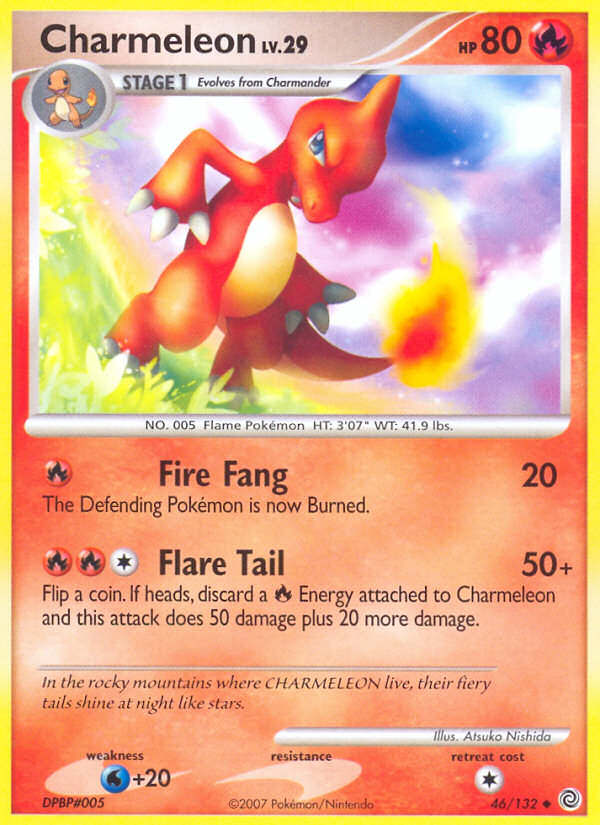 Charmeleon (46/132) [Diamond & Pearl: Secret Wonders] | The Time Vault CA