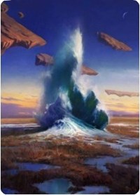 Flooded Strand Art Card [Zendikar Rising Art Series] | The Time Vault CA