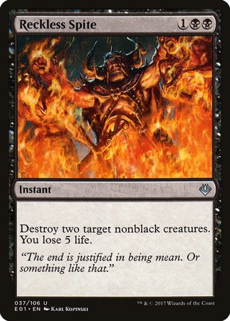 Reckless Spite [Archenemy: Nicol Bolas] | The Time Vault CA