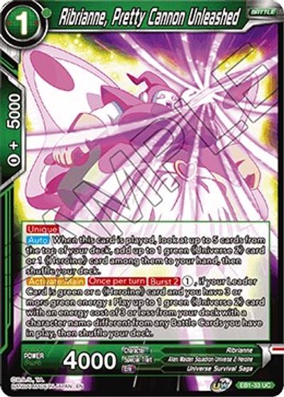 Ribrianne, Pretty Cannon Unleashed (EB1-033) [Battle Evolution Booster] | The Time Vault CA