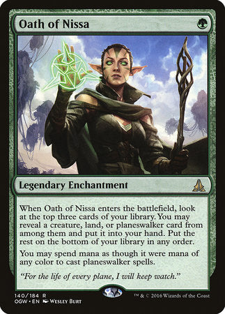 Oath of Nissa [Oath of the Gatewatch] | The Time Vault CA