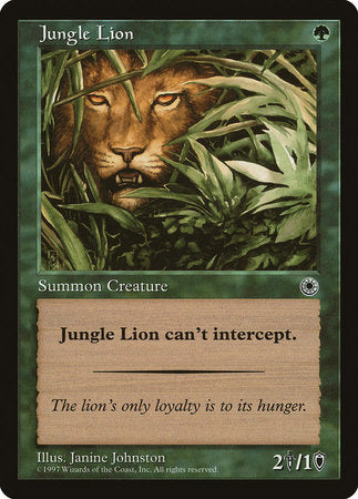 Jungle Lion [Portal] | The Time Vault CA