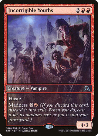 Incorrigible Youths [Shadows over Innistrad Promos] | The Time Vault CA
