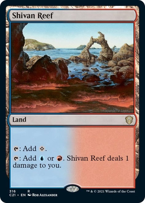 Shivan Reef [Commander 2021] | The Time Vault CA