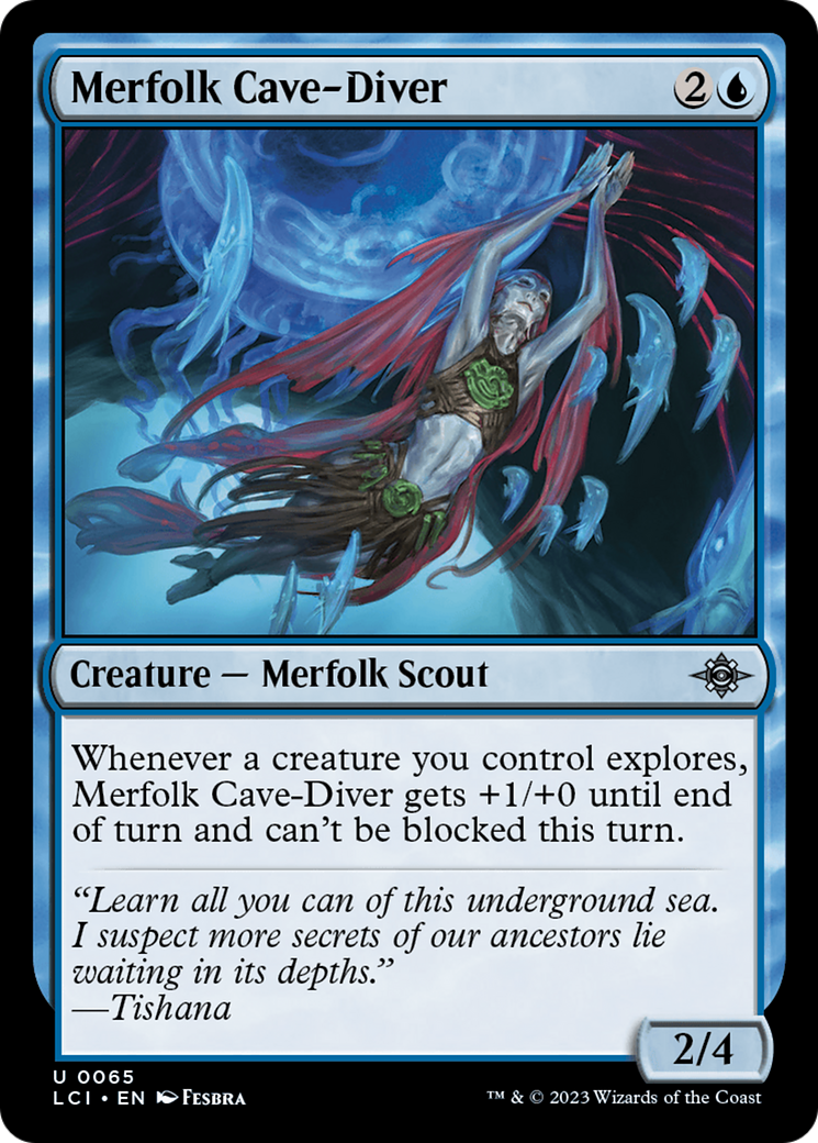 Merfolk Cave-Diver [The Lost Caverns of Ixalan] | The Time Vault CA