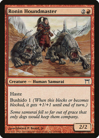Ronin Houndmaster [Champions of Kamigawa] | The Time Vault CA
