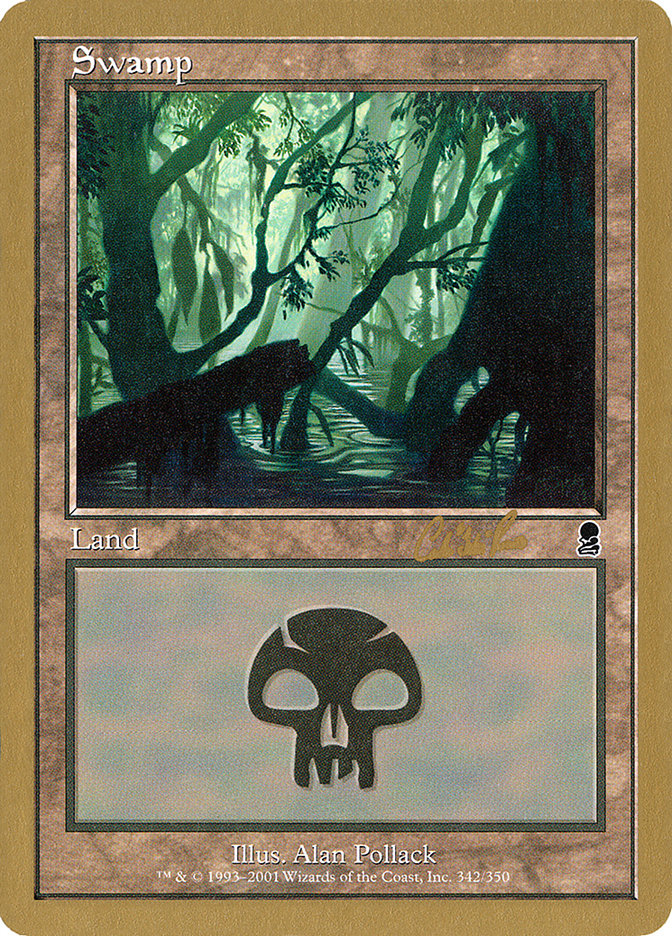 Swamp (cr342) (Carlos Romao) [World Championship Decks 2002] | The Time Vault CA