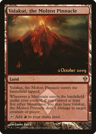 Valakut, the Molten Pinnacle [Zendikar Promos] | The Time Vault CA