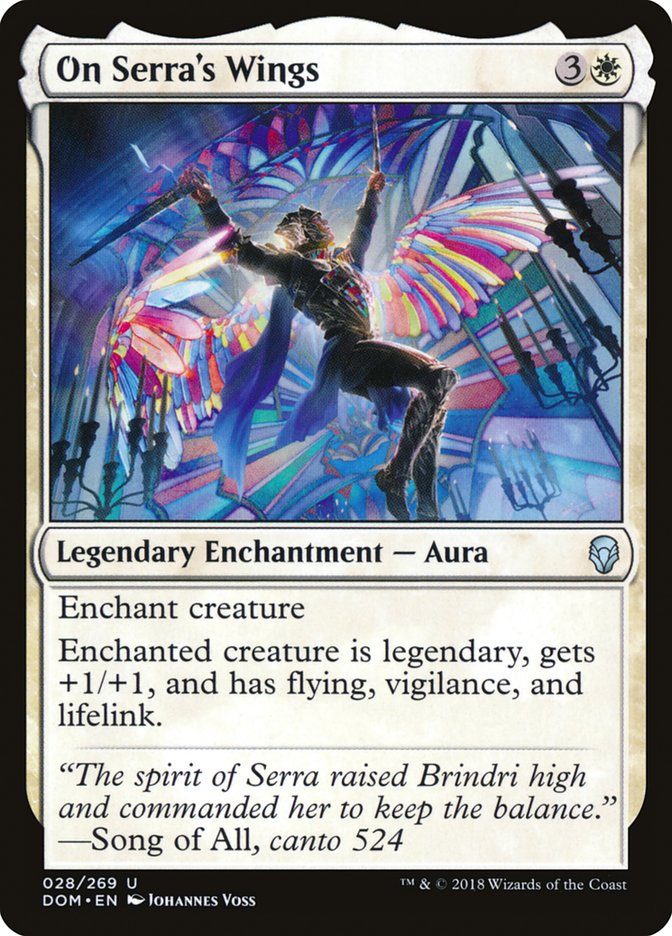 On Serra's Wings [Dominaria] | The Time Vault CA