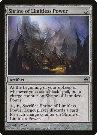 Shrine of Limitless Power [New Phyrexia] | The Time Vault CA