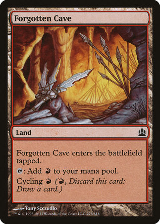 Forgotten Cave [Commander 2011] | The Time Vault CA