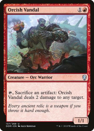 Orcish Vandal [Dominaria] | The Time Vault CA