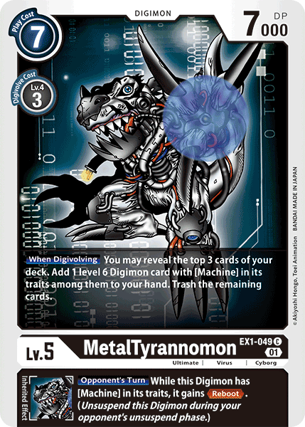 MetalTyrannomon [EX1-049] [Classic Collection] | The Time Vault CA