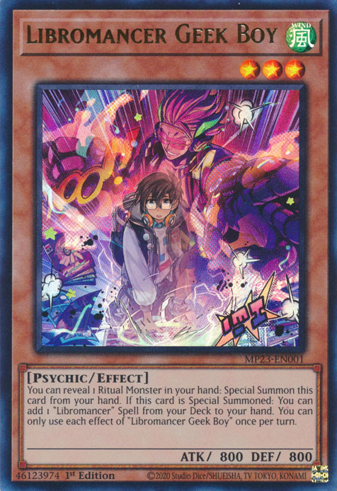 Libromancer Geek Boy [MP23-EN001] Ultra Rare | The Time Vault CA