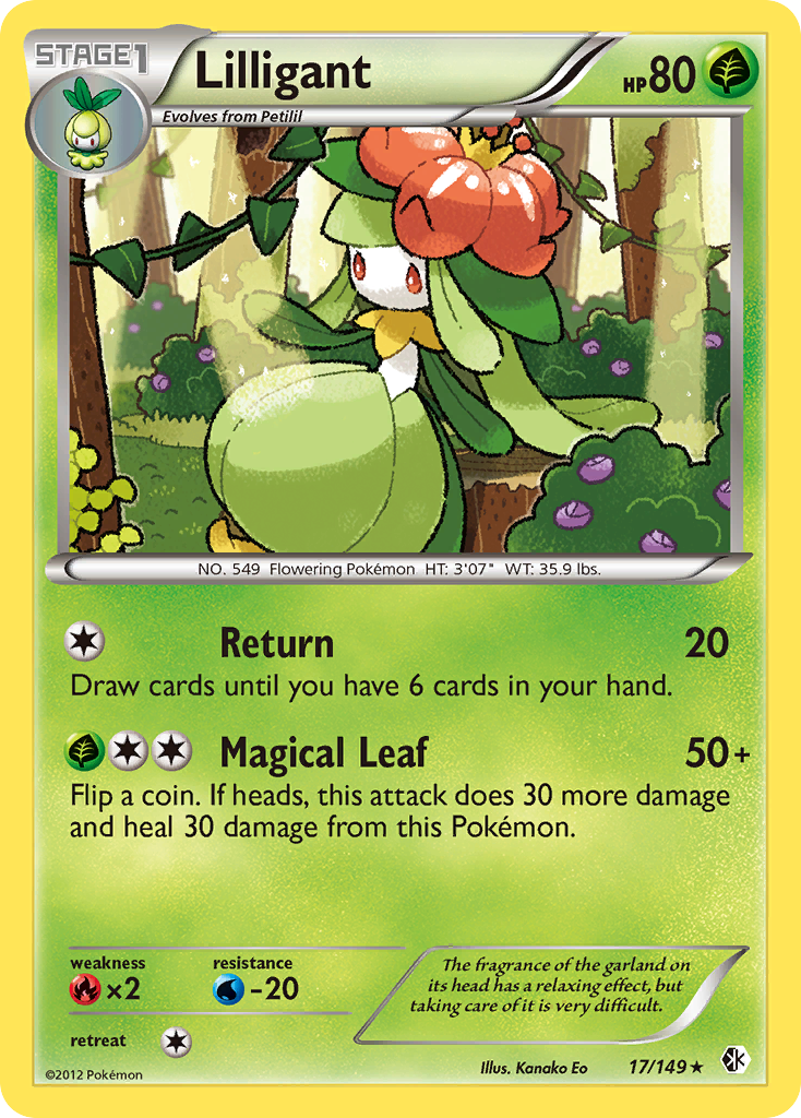 Lilligant (17/149) [Black & White: Boundaries Crossed] | The Time Vault CA