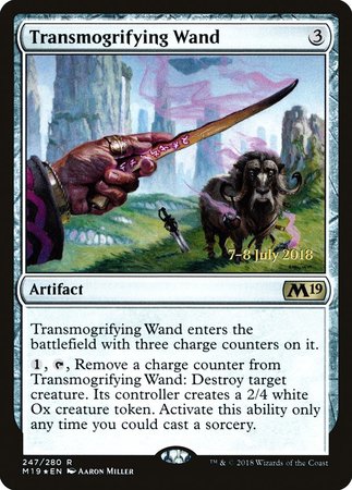 Transmogrifying Wand [Core Set 2019 Promos] | The Time Vault CA