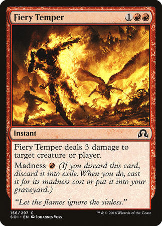Fiery Temper [Shadows over Innistrad] | The Time Vault CA