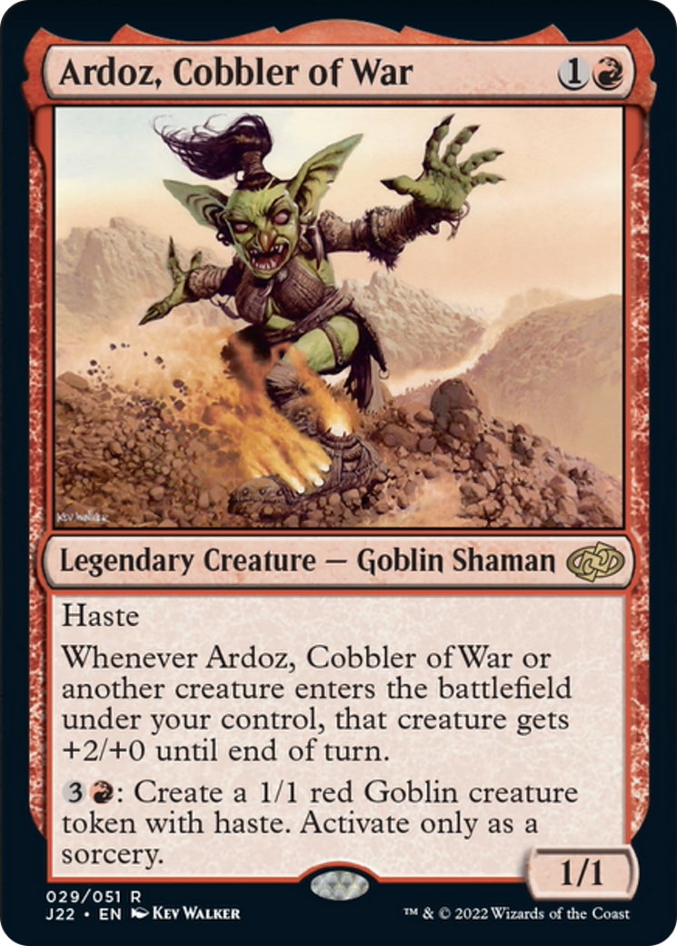 Ardoz, Cobbler of War [Jumpstart 2022] | The Time Vault CA