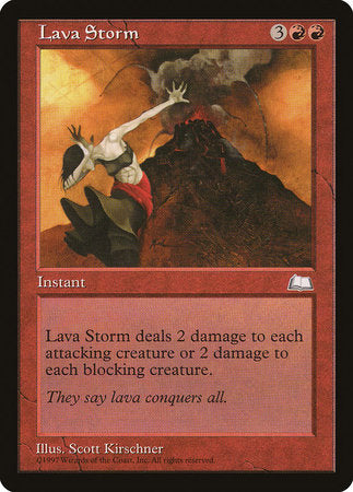 Lava Storm [Weatherlight] | The Time Vault CA