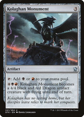 Kolaghan Monument [Dragons of Tarkir] | The Time Vault CA