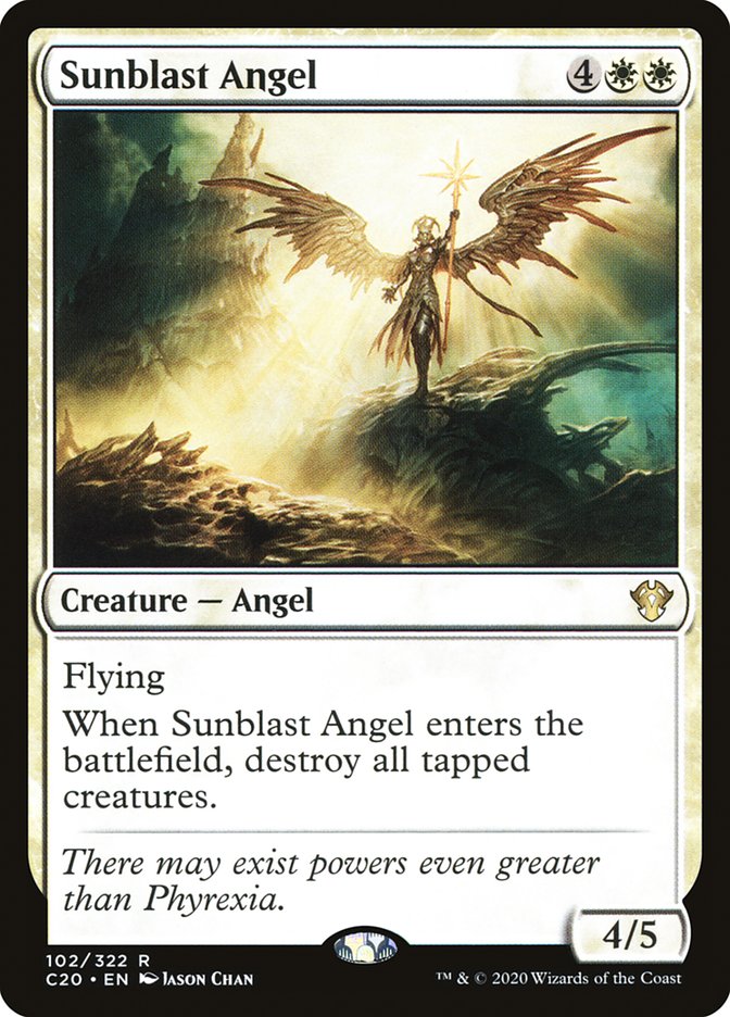 Sunblast Angel [Commander 2020] | The Time Vault CA