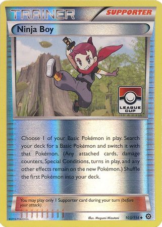 Ninja Boy (103/114) (League Promo) [XY: Steam Siege] | The Time Vault CA